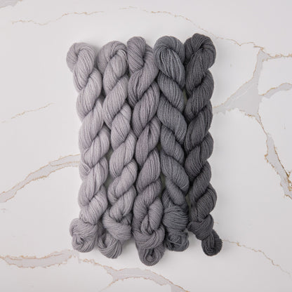 Appletons Wool Yarn - Grey Scale 111-115