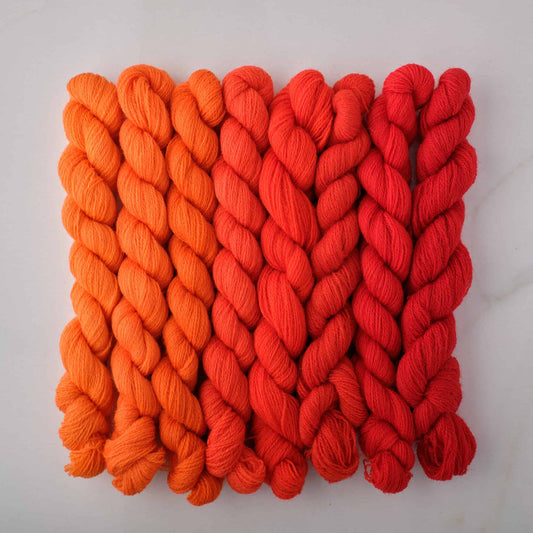 Appletons Wool Yarn - Orange Red 441 - 448