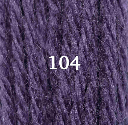 Appletons Wool Yarn - Purple 101 - 106