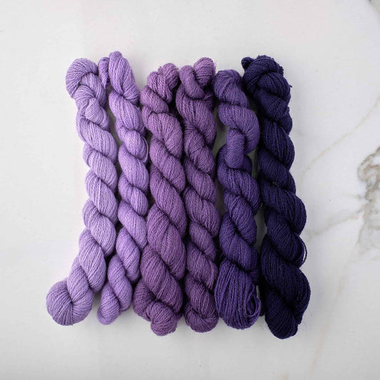 Appletons Wool Yarn - Purple 101 - 106