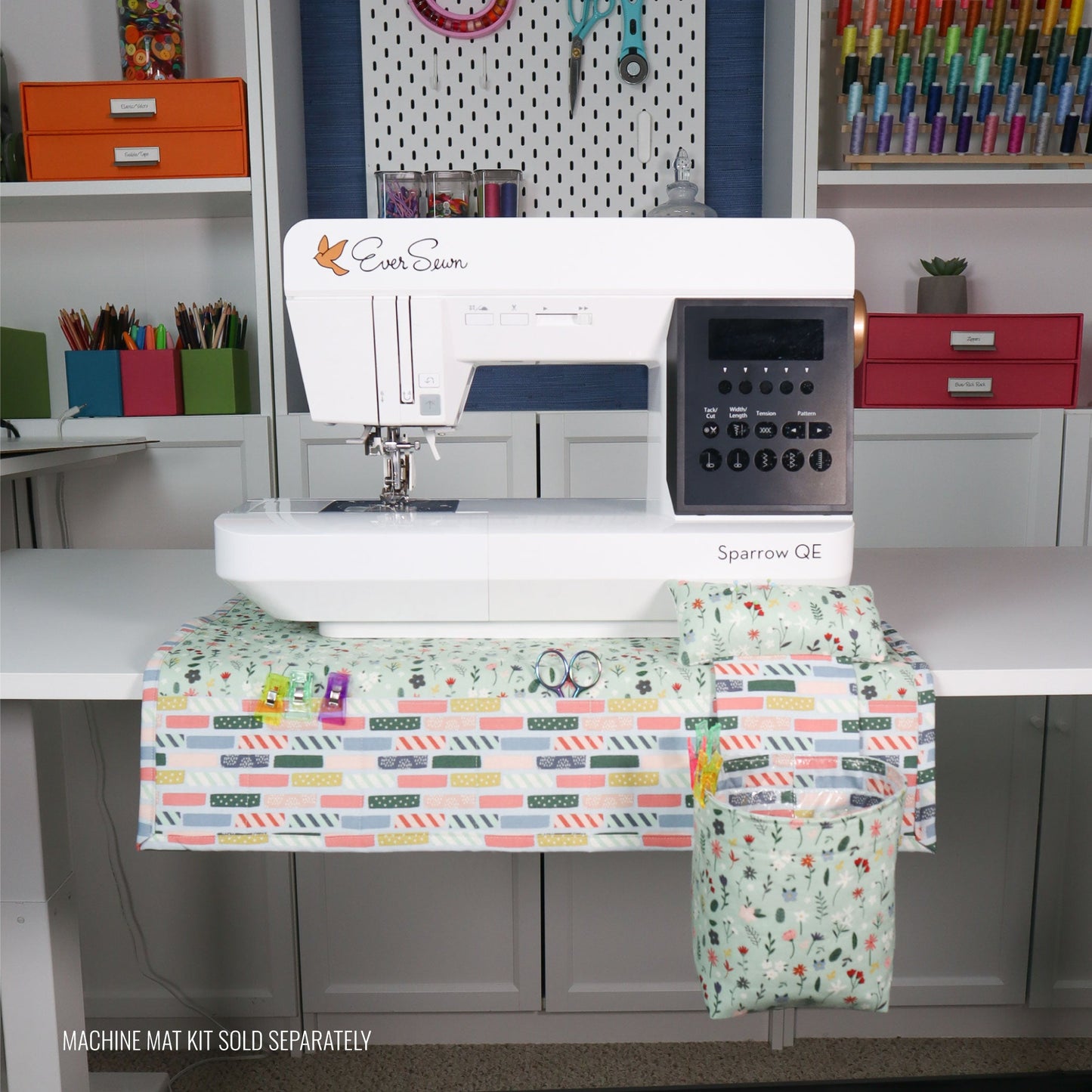 Pin Cushion and Thread Catcher Sewing Kit