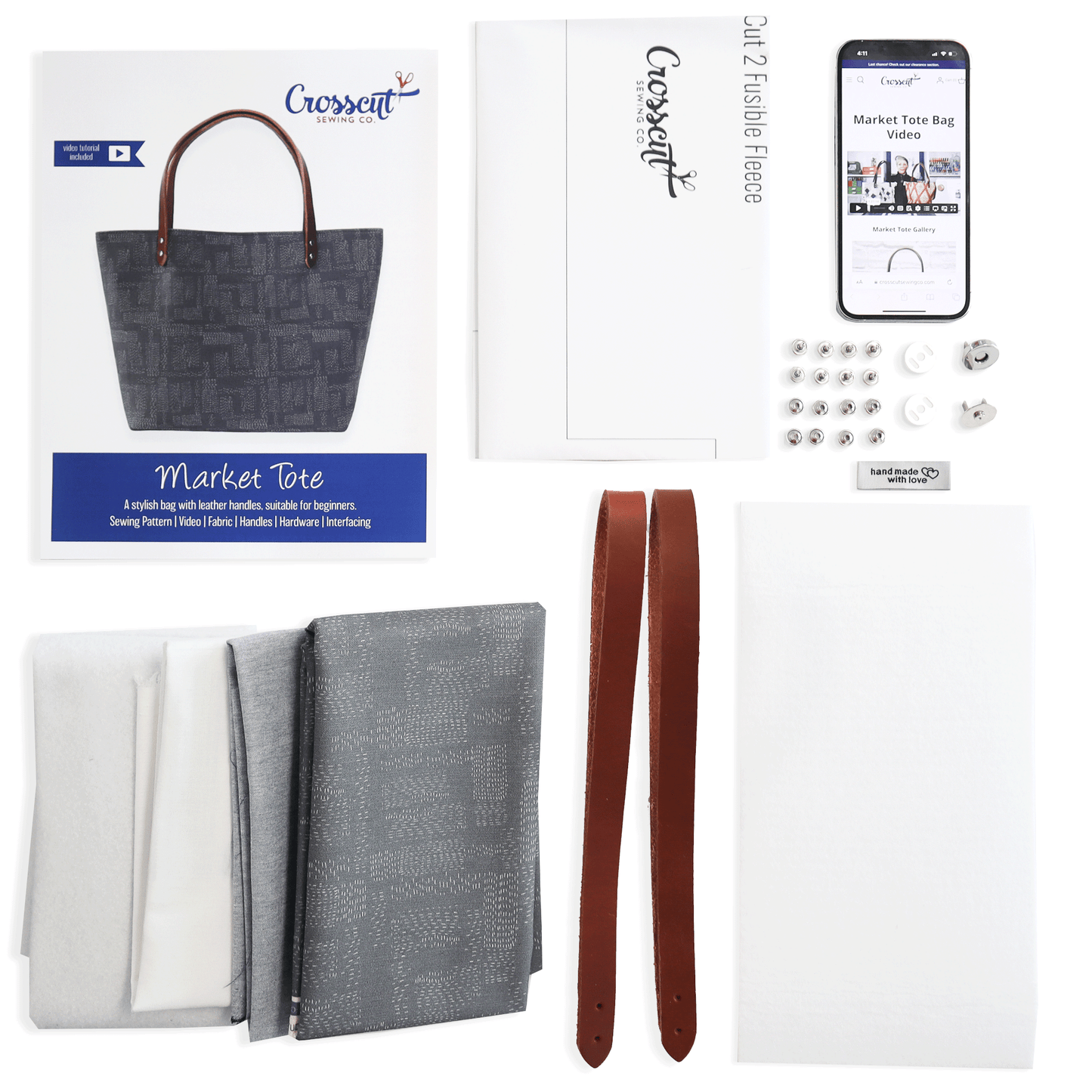 Market Tote Bag Sewing Kit