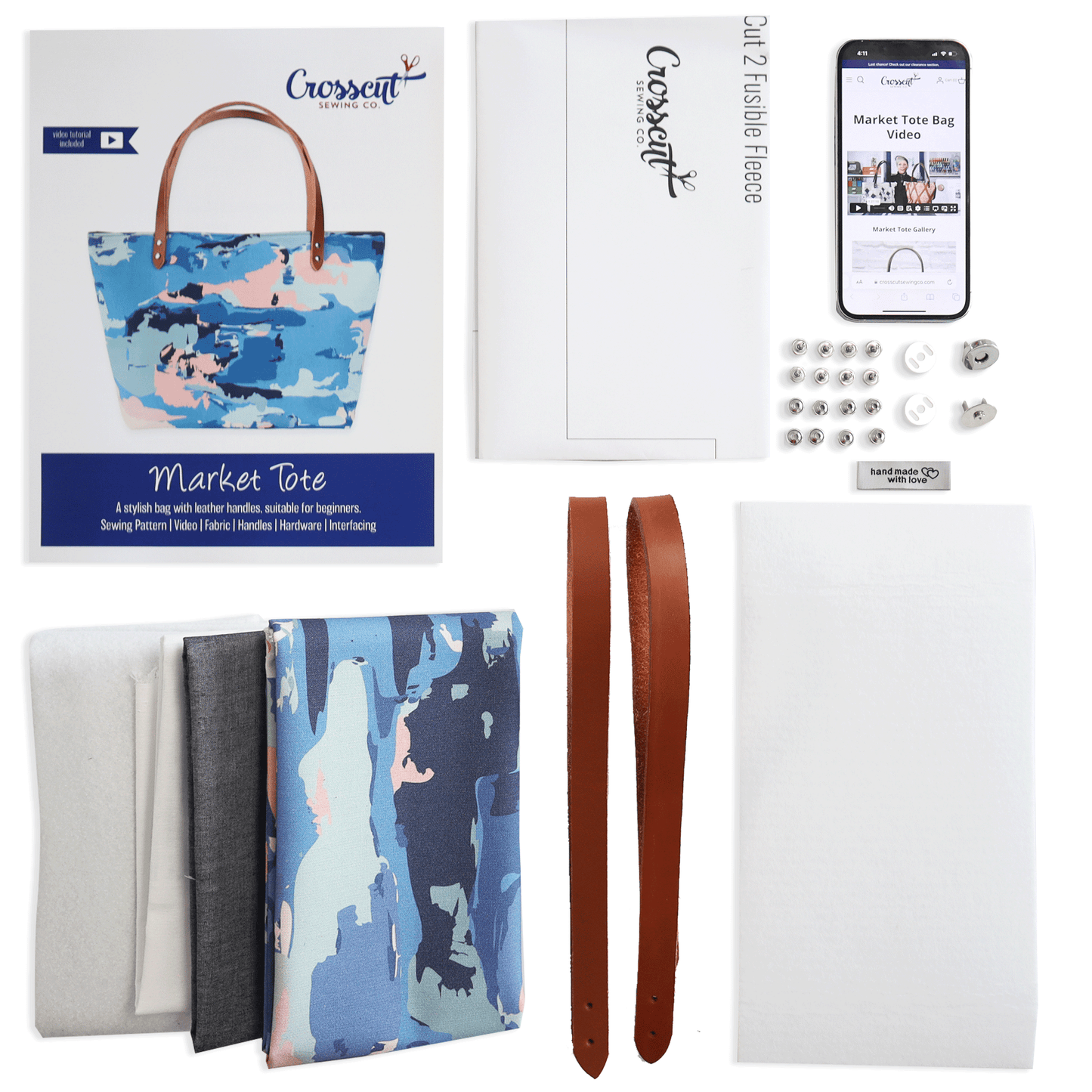 Market Tote Bag Sewing Kit