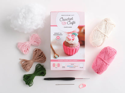 Crochet Café Amigurumi Kit Cupcake