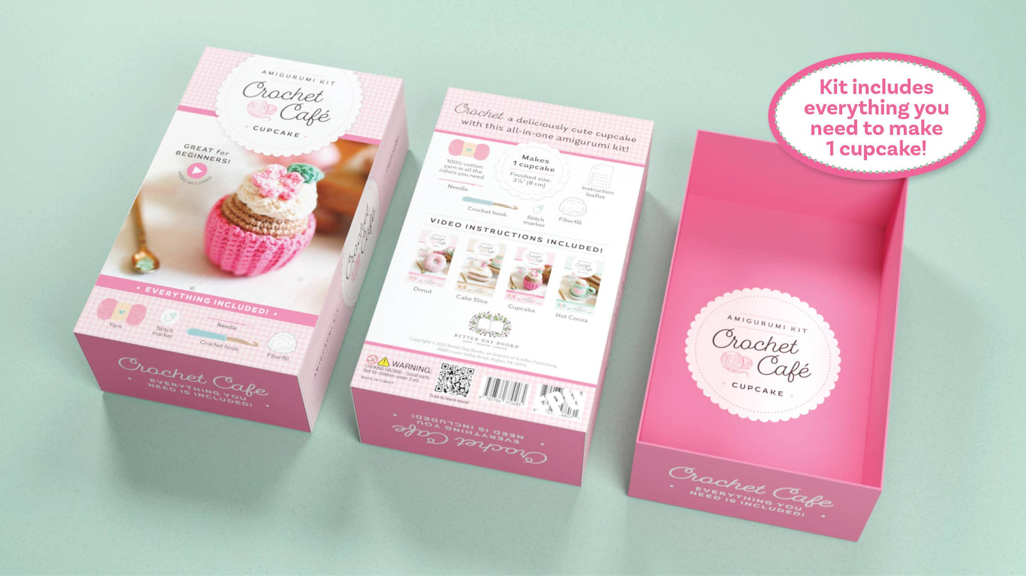 Crochet Café Amigurumi Kit Cupcake