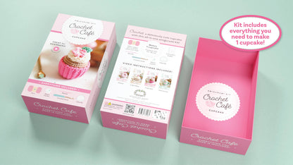 Crochet Café Amigurumi Kit Cupcake