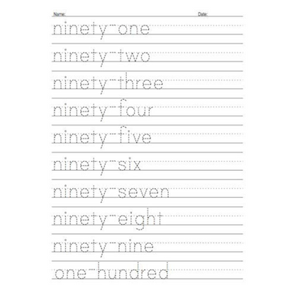 Handwriting Practice Book for Kids Ages 6-10: Printing workbook for Grades 1, 2 & 3, Learn to Trace Alphabet Letters and Numbers 1-100, Sight Words, ... and Math Drills for Grades 1, 2, 3 & 4)