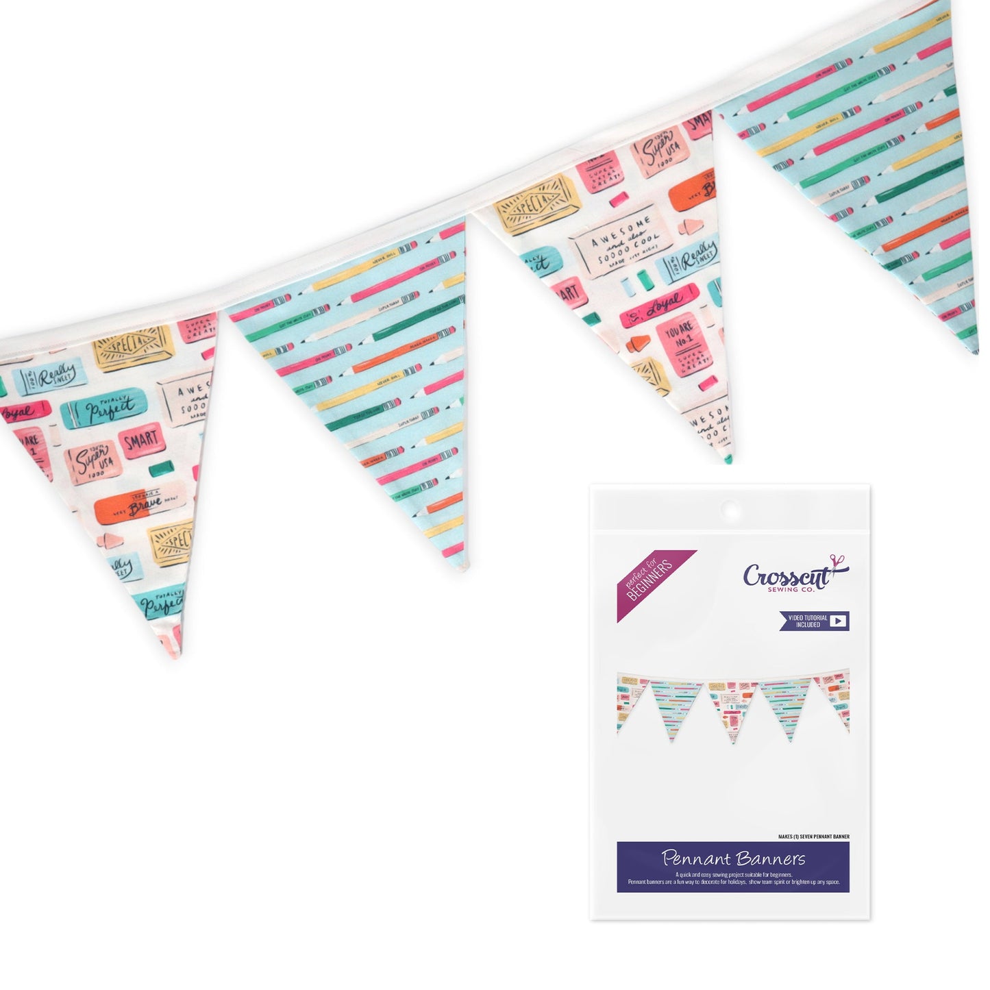 Pennant Banner Sewing Kit