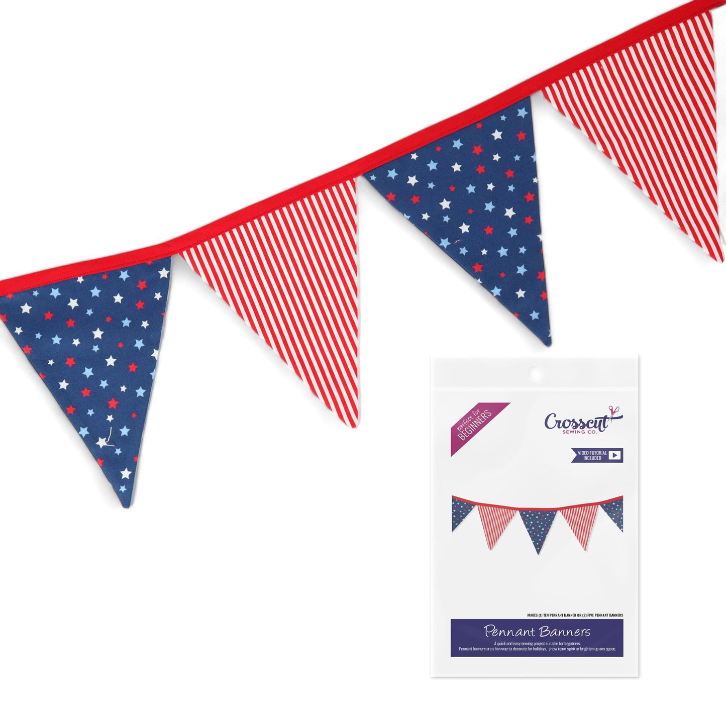 Pennant Banner Sewing Kit