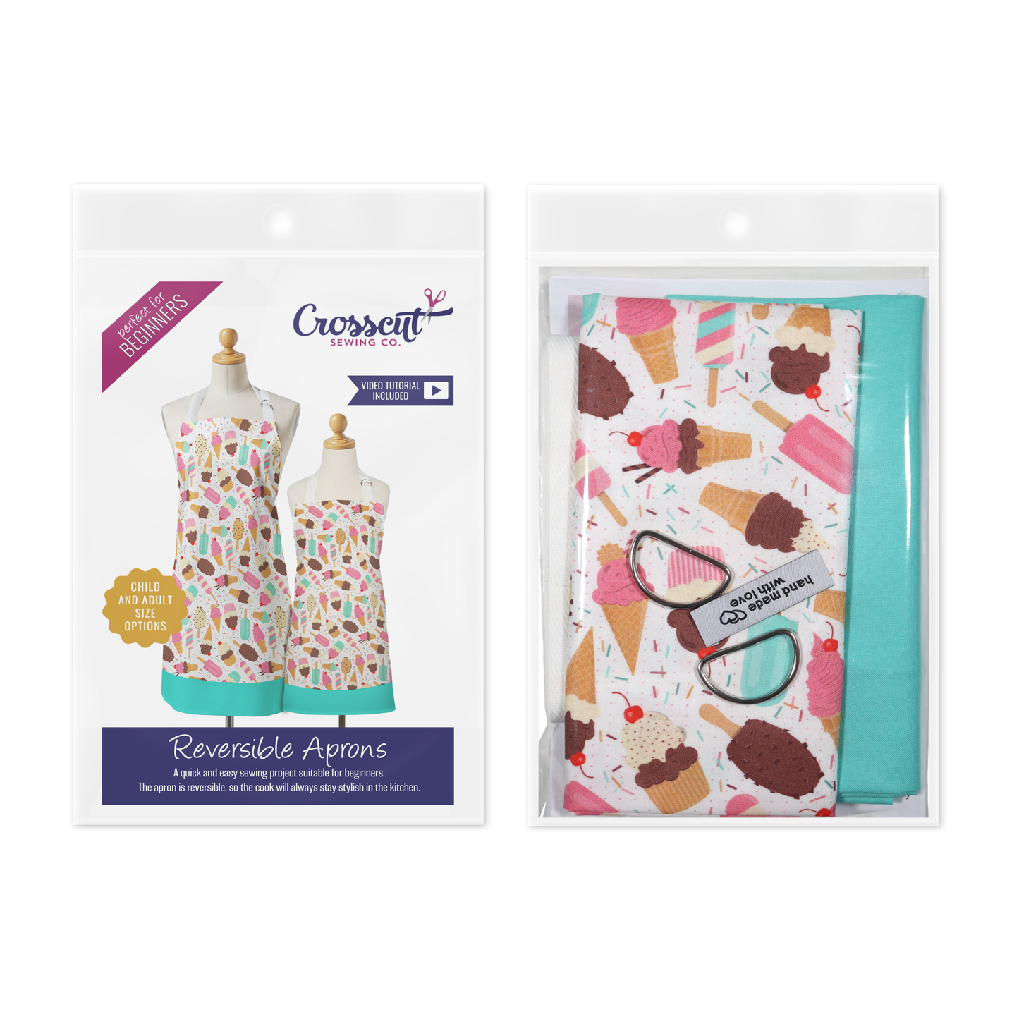 Reversible Apron Sewing Kit