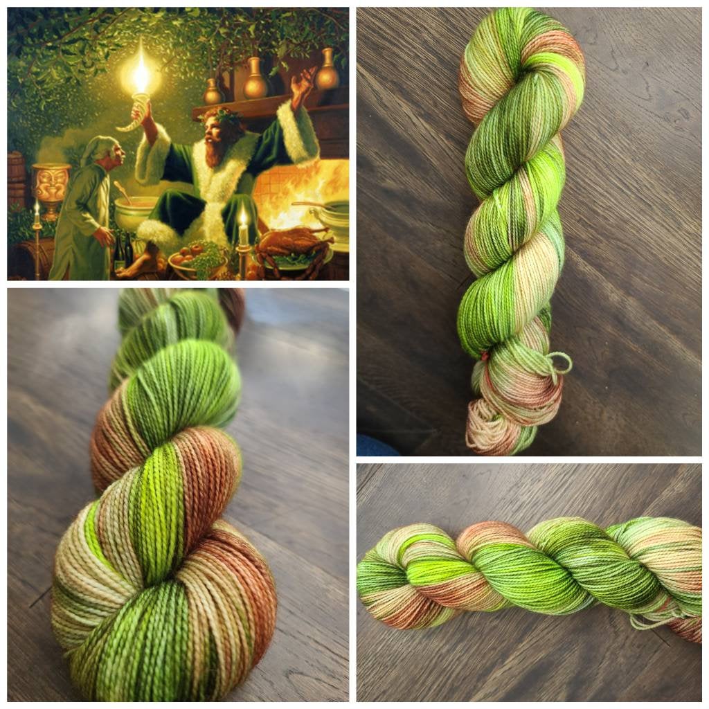 Bah Humbug shawl yarn kit