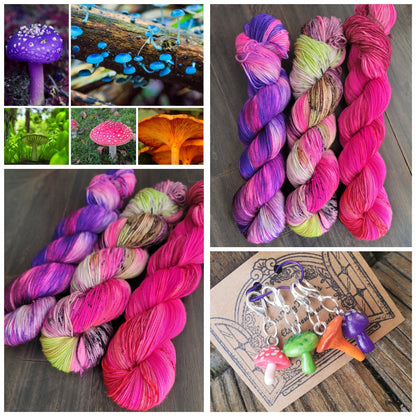 Psychedelic 3 skein kit