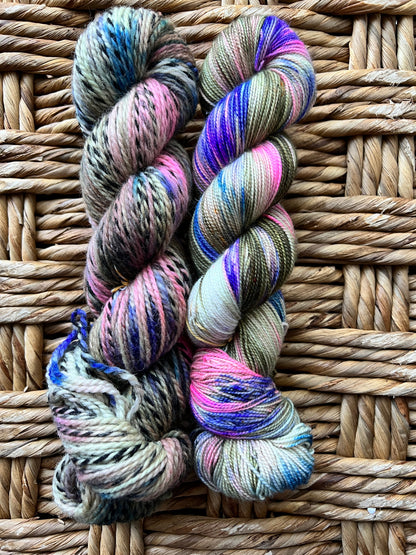 Rainbow Trout (yarn crochet knit)