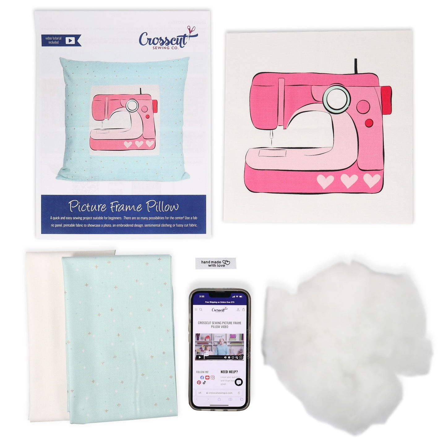 Picture Frame Pillow Sewing Kit