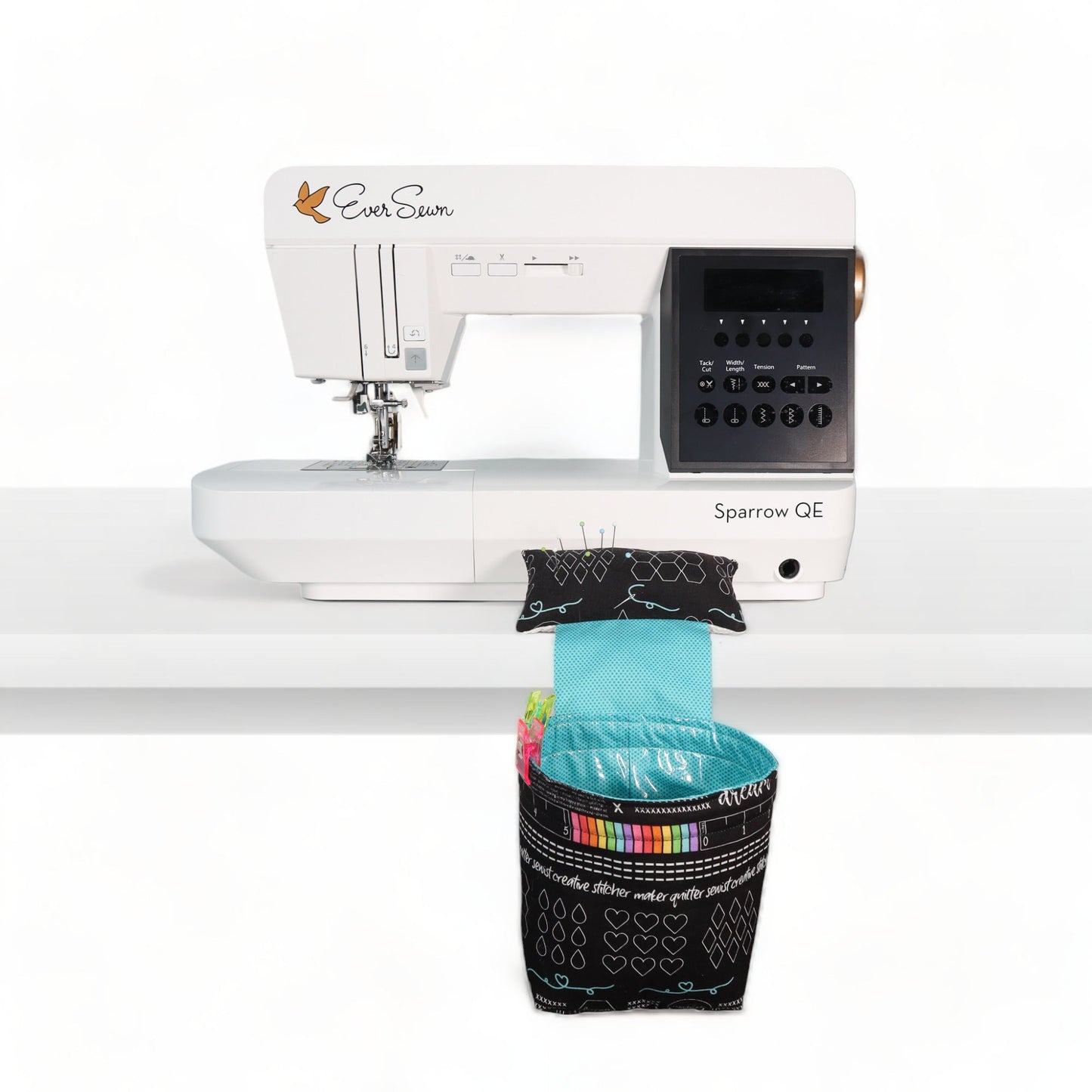 Pin Cushion and Thread Catcher Sewing Kit