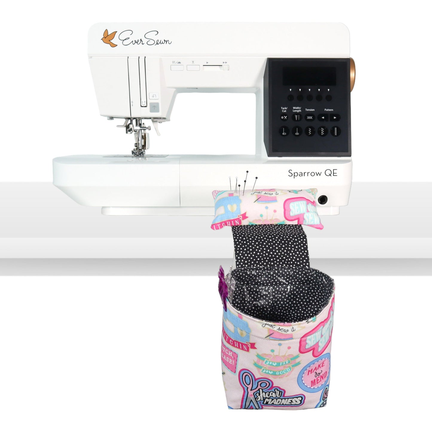 Pin Cushion and Thread Catcher Sewing Kit