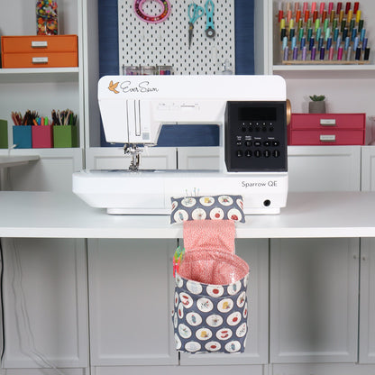 Pin Cushion and Thread Catcher Sewing Kit