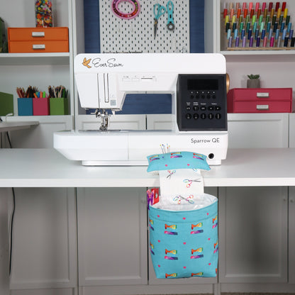 Pin Cushion and Thread Catcher Sewing Kit