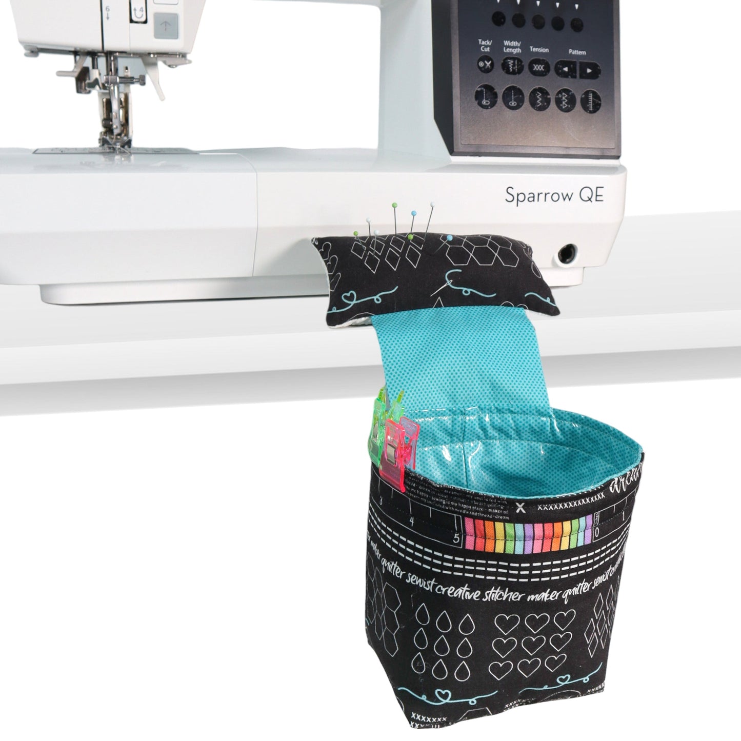 Pin Cushion and Thread Catcher Sewing Kit