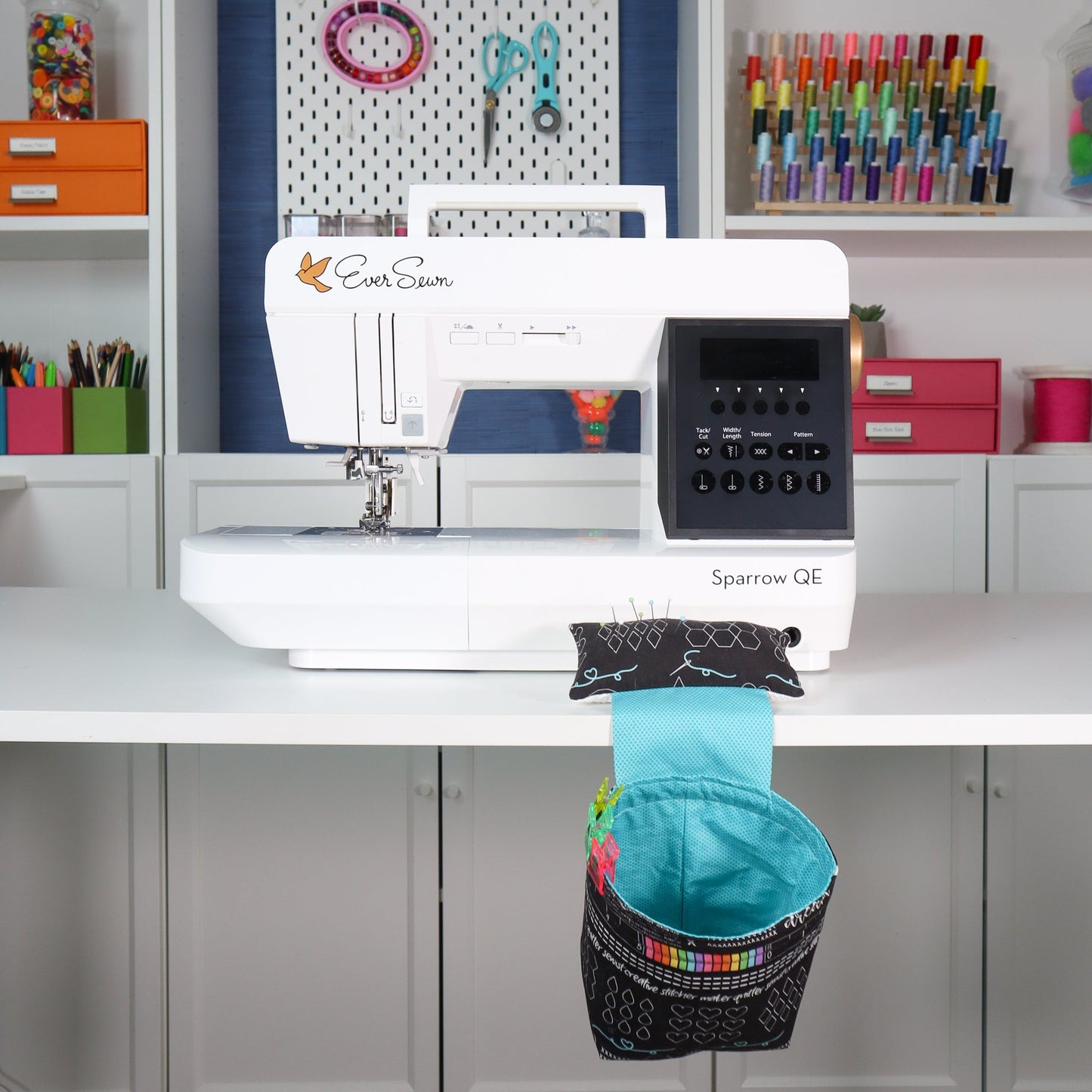 Pin Cushion and Thread Catcher Sewing Kit