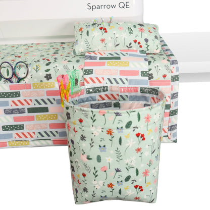 Pin Cushion and Thread Catcher Sewing Kit