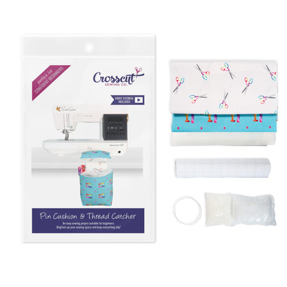 Pin Cushion and Thread Catcher Sewing Kit
