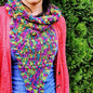Rainbow Meadows Cowl Crochet Kit