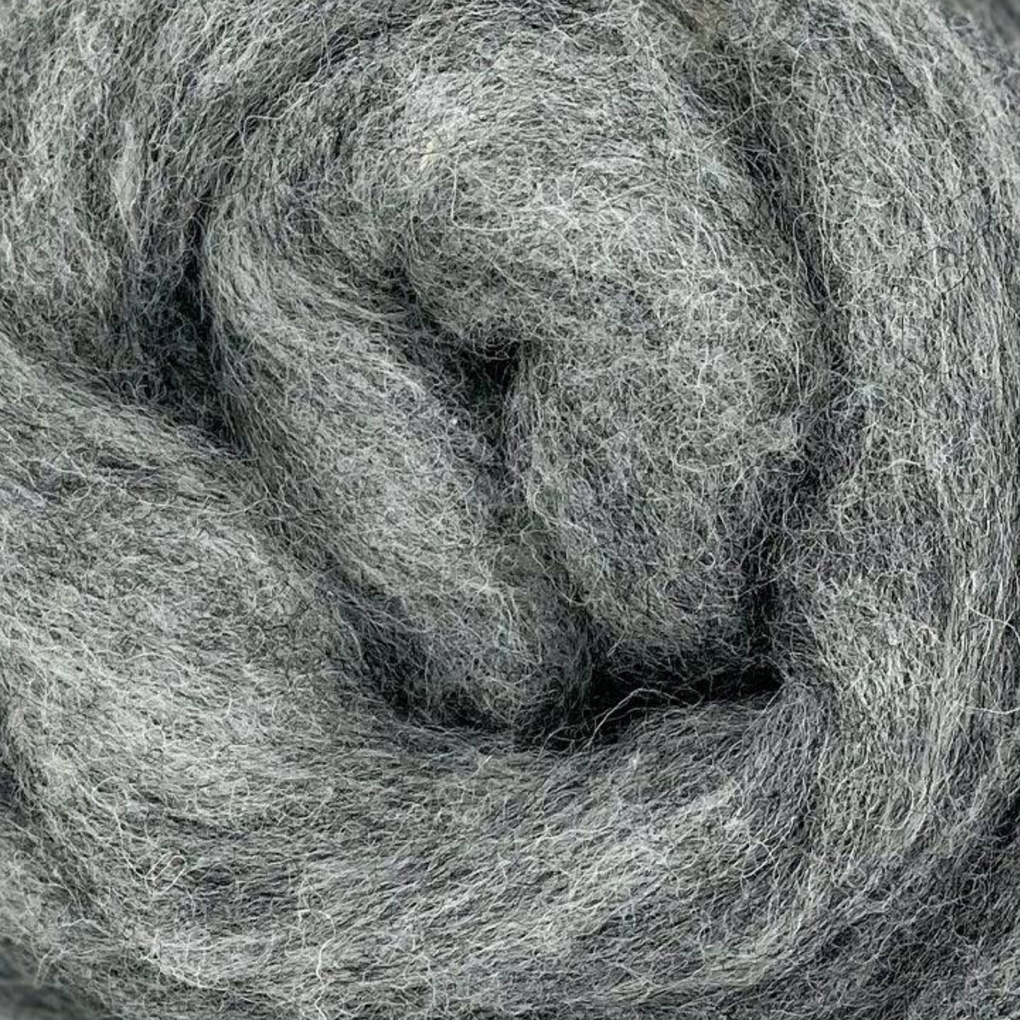 Grey Spectrum Carded Corriedale Wool Sliver Variety Pack