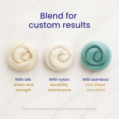 Superfine Merino Wool | 18.5 Micron Combed Top