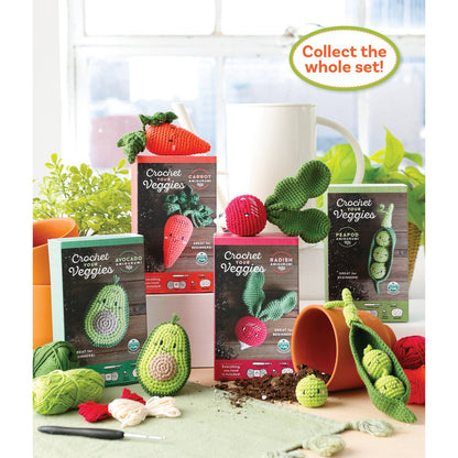 Crochet Your Veggies Avocado