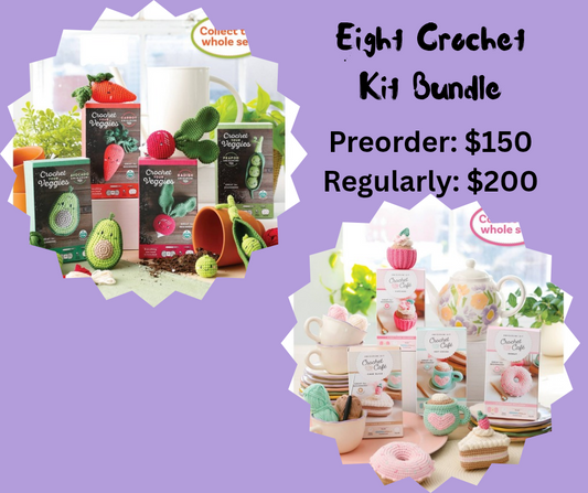 Crochet Cafe and Veggies Mega Bundle. (Pre order discount)