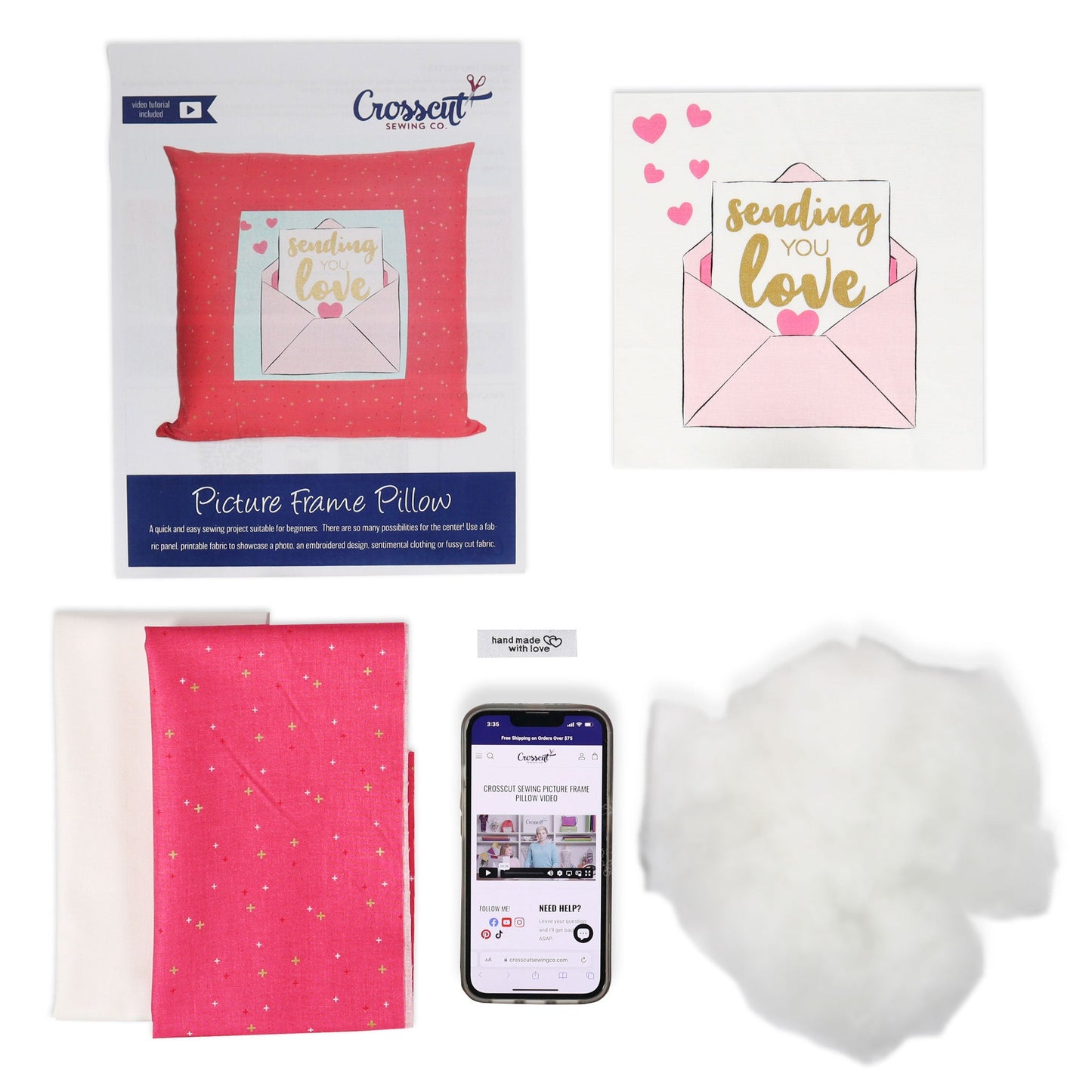 Picture Frame Pillow Sewing Kit