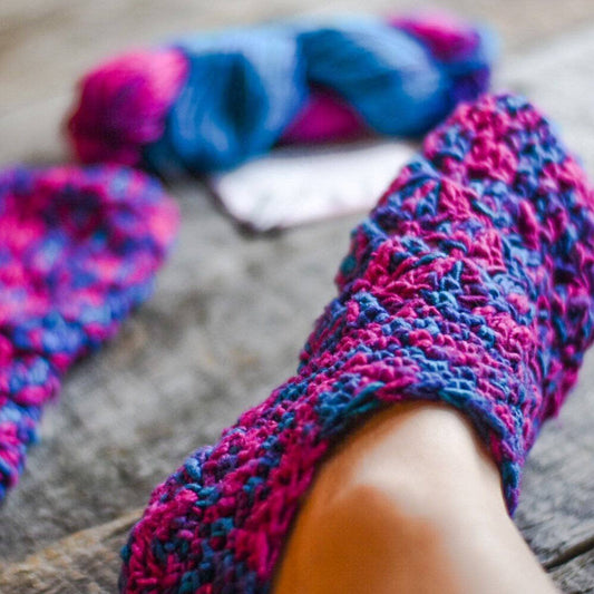Silk Mer-Slippers Crochet Kit