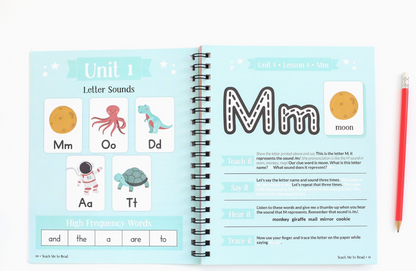 Teach Me To Read: A Parent Guided Student Workbook For Kids